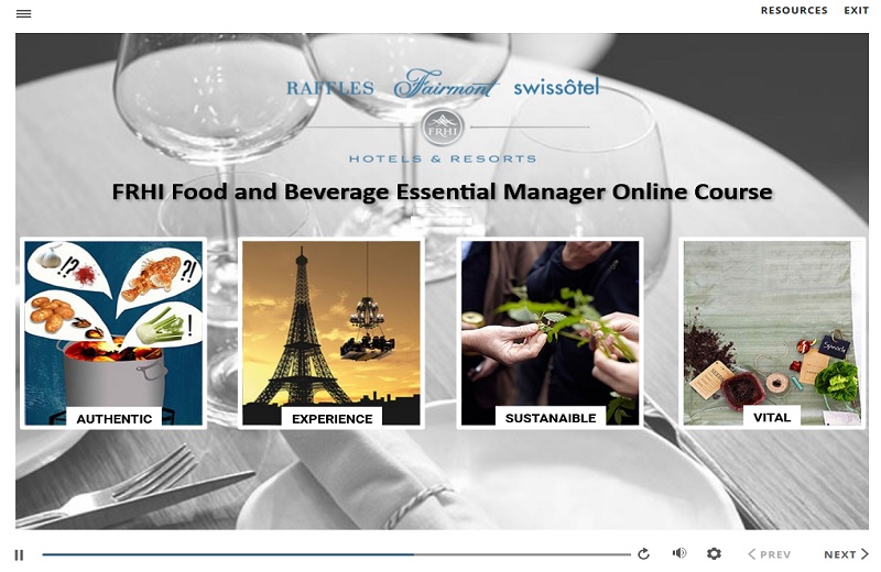 eLearning Course Development for Fairmont Hotels & Resorts